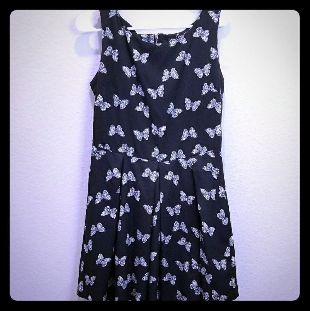 A-line butterfly dress